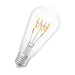 Osram Vintage 1906 LED E27 Edison Fadenlampe Klar 4.8W 470lm - 827  | Dimmbar - Ersatz Für 40W