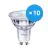 Mehrfachpackung 10x Philips Corepro LED Spot GU10 PAR16 4.6W 355lm 36D - 827 Extra Warmweiß | Ersatz für 50W