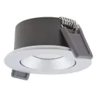 Ledvance LED-Spot Air Adjust Aluminium Silber 4W 320lm 36D - 930 Warmweiß | Ausschnitt 68mm - IP23 - Höchste Farbwiedergabe - Dimmbar