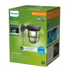 Philips Solar Radii Wandleuchte Metall Schwarz 1.3W 250lm - 830  | IP44