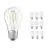 Lot 10x Ledvance CLASSIC LED E27 Poire Filament Claire 4.8W 470lm - 827 | Dimmable - Remplacement 40W