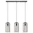 Eglo Suspension Luminaire Roccamena Noir, Cuivre | Convient pour 3x E27