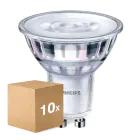 Lot 10x Philips Corepro LED Spot GU10 PAR16 4W 345lm 36D - 827 Blanc Très Chaud | Dimmable - Équivalent 50W