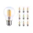 Lot 10x LED E27 Poire Filament Claire 4.5W 470lm - 822-827 Dim To Warm | Dimmable - Remplacement 40W