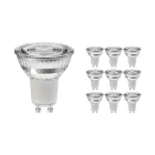 Lot 10x Spot LED GU10 PAR16 5W 520lm 36D - 840 Blanc Froid | Équivalent 80W